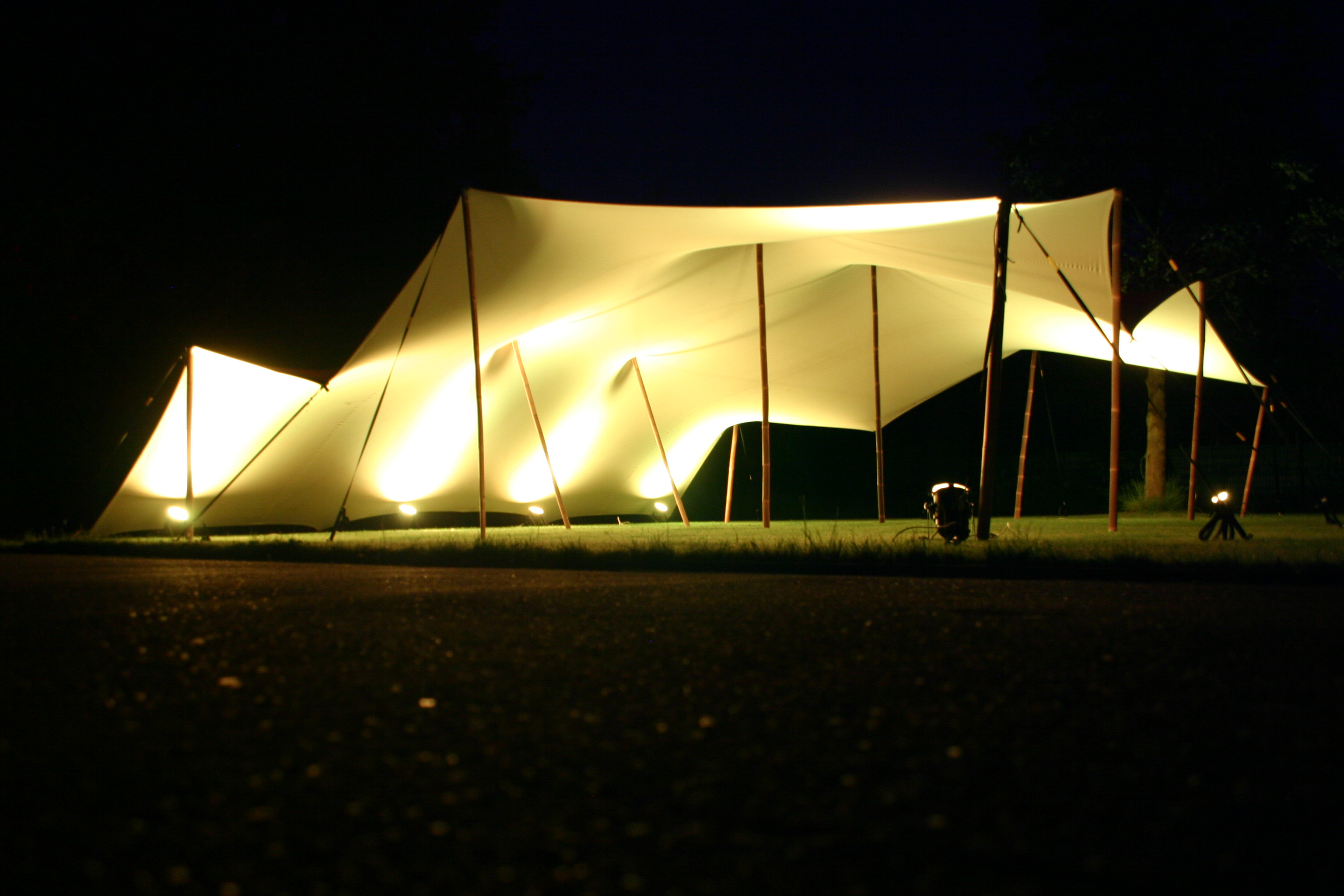 Verlichting tentenverhuur starshade pagodetenten stretchtenten ...