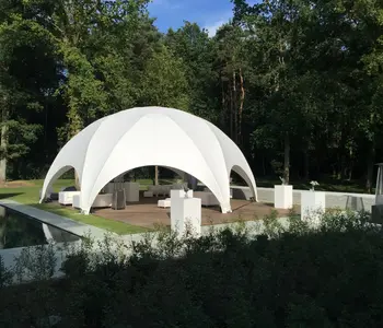 Hexadome, tent huren, tuinfeest, tentenverhuur